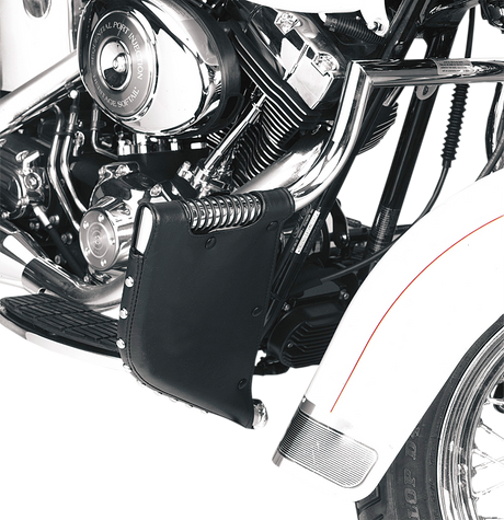Drag Specialties Seats Studded Lower for Harley-Davidson FLST with Water-Resistant Material and Extra Storage