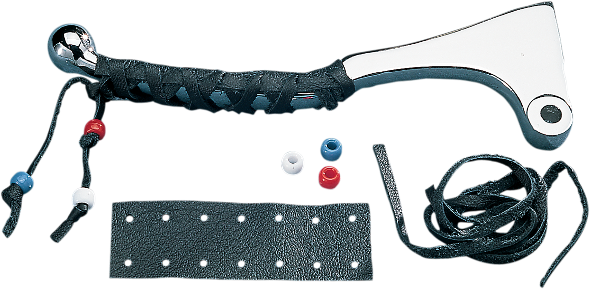 DRAG SPECIALTIES SEATS Leather Lever Covers for Cruiser-Style Clutch and Brake Levers - Fits Standard Levers