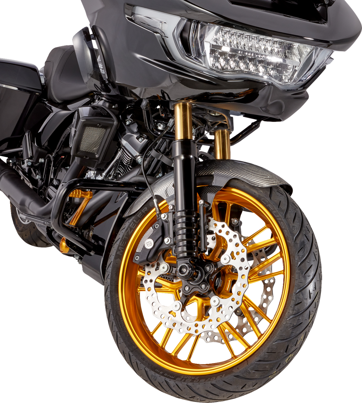 ARLEN NESS Front Fender - Cafe - 19" - Carbon Fiber - FLT '24-'25 210-017