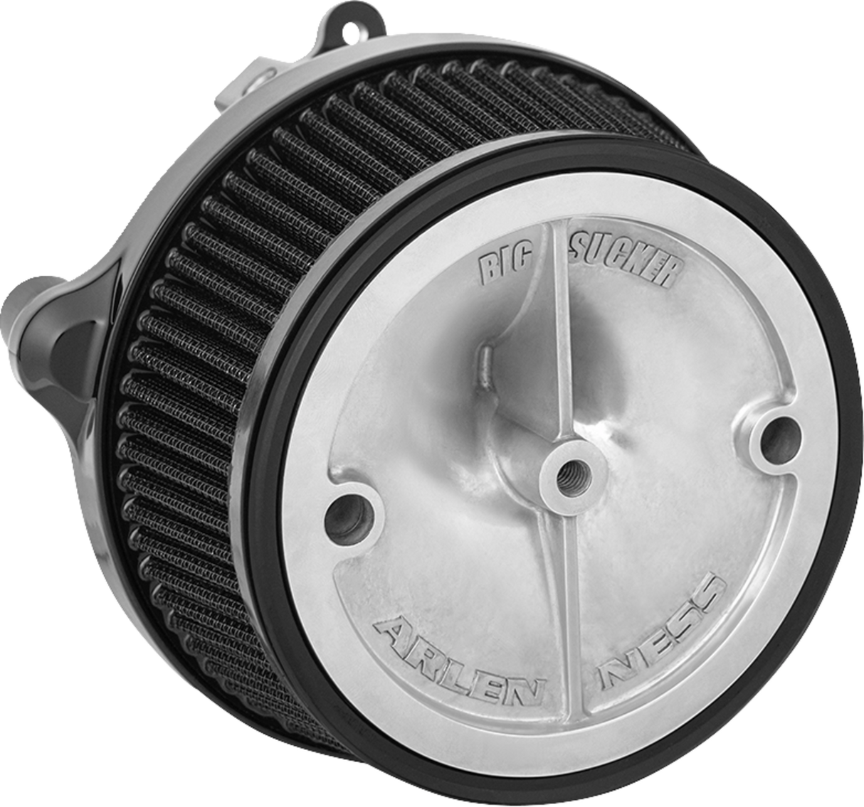 ARLEN NESS Big Sucker™ Stage 1 Air Cleaner Kit with Cover - Smooth - Wrinkle Black 600-303