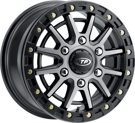ITP Wheel - SD10 Beadlock - Front/Rear - Brushed Gray w/Black - 15x7 - 6/5.5 - 78.9 mm 1522771720B