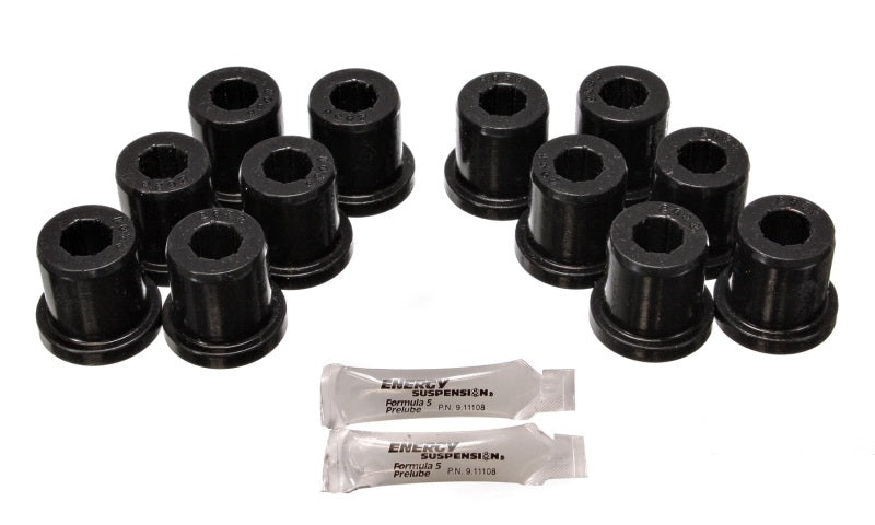 Energy Suspension 8.2106G Front and Rear Leaf Spring Bushing Set for Toyota Land Cruiser (1981-1989) with Hyper-Flex Polyurethane