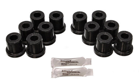 Energy Suspension 8.2106G Front and Rear Leaf Spring Bushing Set for Toyota Land Cruiser (1981-1989) with Hyper-Flex Polyurethane