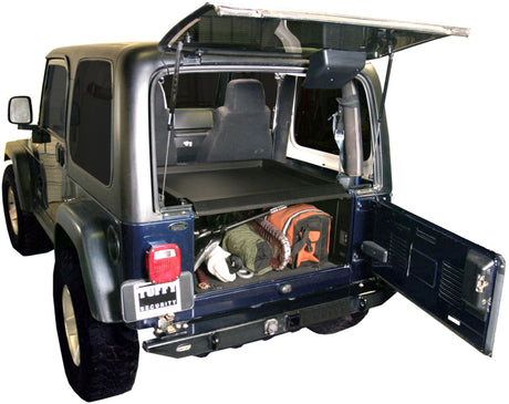 Tuffy Products Security Deck Enclosure for Jeep Wrangler YJ & TJ – 1987-2006, Black Part #240-01