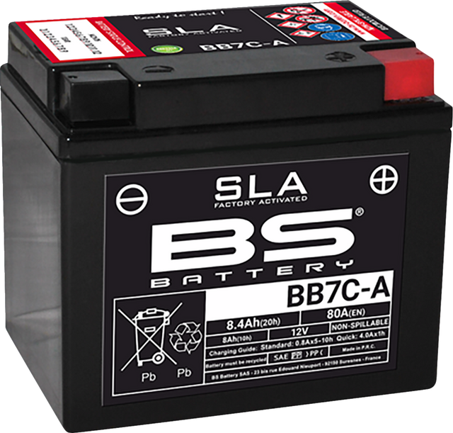 BS BATTERY Battery - BB7C-A (YB) 300843