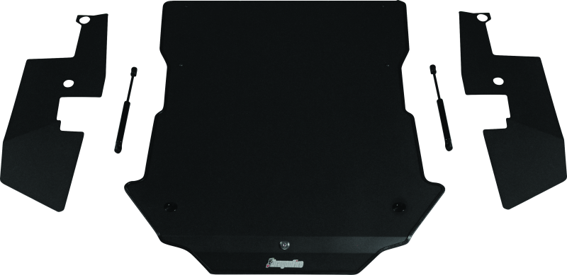 DragonFire Racing Part 520199 Polaris RZR Trunk Lid – Durable Aluminum Cargo Cover with Gas Struts and Locking Mechanism