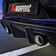 Akrapovic Tail Pipe Set for 2020+ Porsche Cayman GT4 (718) - Black Coated Titanium