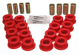 Energy Suspension 3.3145R Red Rear End Control Arm Bushing Set for Chevrolet Corvette (1985-1995) – Front & Rear Suspension Upgrade