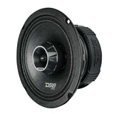 DS18 PRO-ZT6 6.5-Inch Coaxial Loudspeaker – 225 Watts RMS, 4 Ohm, Water-Resistant Mid-Range Speaker for Car Marine Marine Vehicles