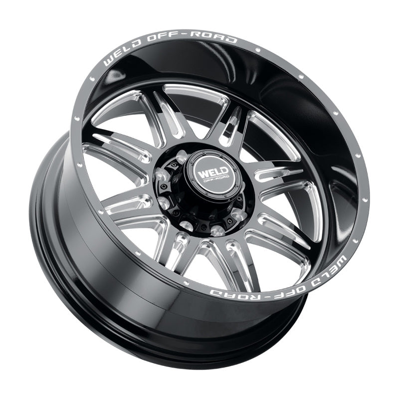 Weld Cheyenne W132 Series 20x10 Wheel – 8x170 Bolt Pattern, -18 Offset, Gloss Black MIL Finish