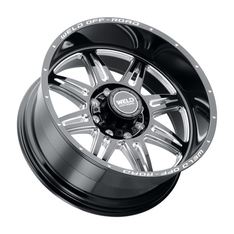 Weld Cheyenne W132 Series 20x10 Wheel – 8x170 Bolt Pattern, -18 Offset, Gloss Black MIL Finish