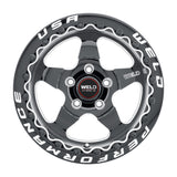 Weld S904 15x10 Ventura Beadlock Wheel with Gloss Black Finish - 5x114.3 Bolt Pattern, ET51 Offset, 78.1mm Center Bore