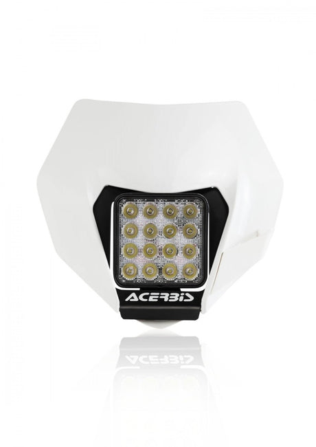 Acerbis VSL Universal Headlight with 16 LEDs for Enduro Motorcycles — White