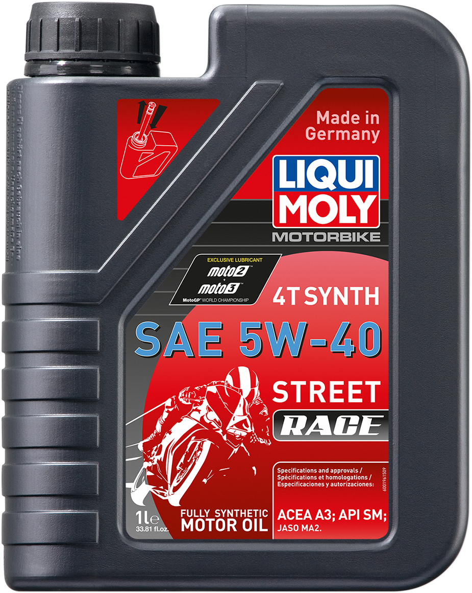LIQUI MOLY Street Race Synthetic 4T Oil - 5W-40 - 1L 20074