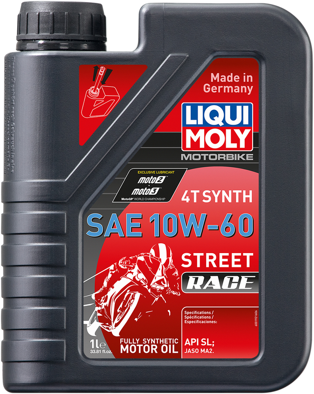 LIQUI MOLY Street Race Synthetic 4T Oil - 10W-60 - 1L 20070
