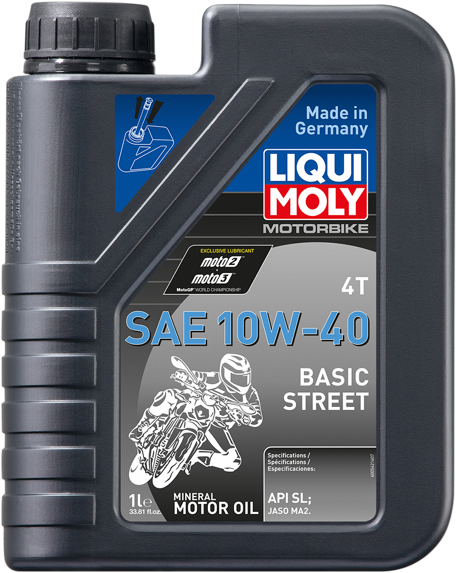 LIQUI MOLY Basic Street 4T Oil - 10W-40 - 1 Liter 20190