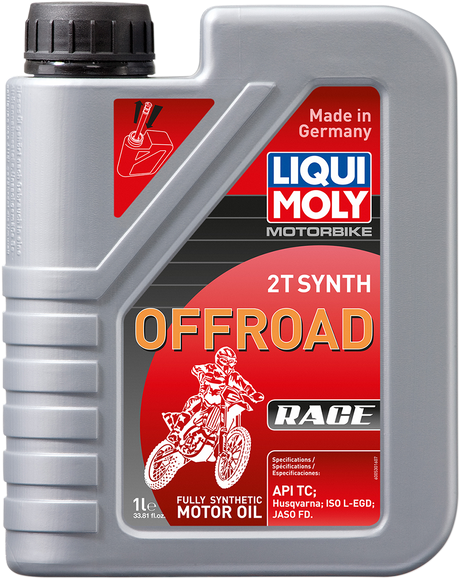 LIQUI MOLY Off-Road Synthetic 2T Oil - 1 Liter 20178