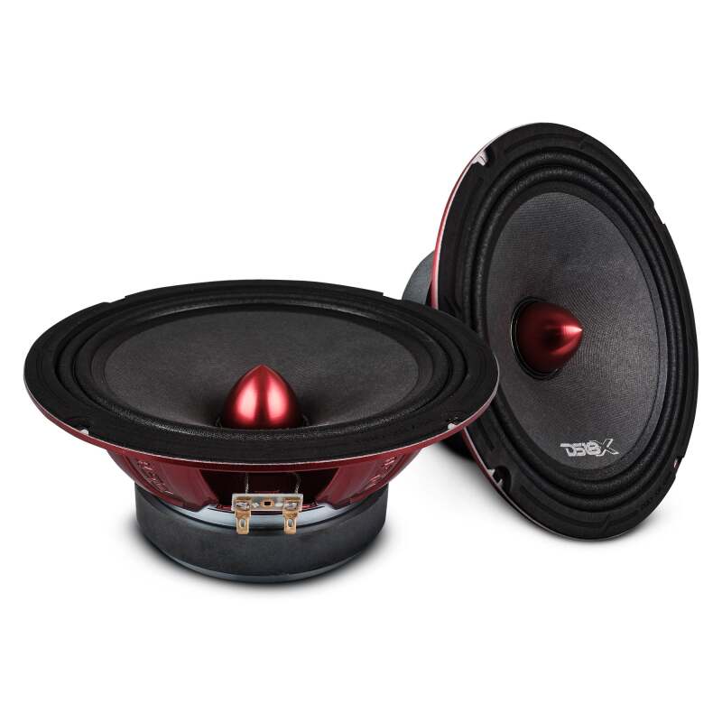 DS18 PRO-X8.4BM 8-Inch 275W RMS 4 Ohm Mid-Range Bullet Loudspeaker for Automotive Sound Systems