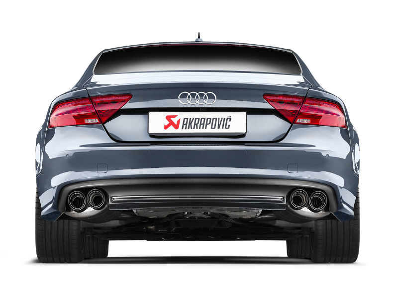 Akrapovic Evolution Line Cat Back Exhaust System for 2013-2017 Audi S6 Avant & Limousine with Titanium & Carbon Tips - Part S-AU/TI/6H