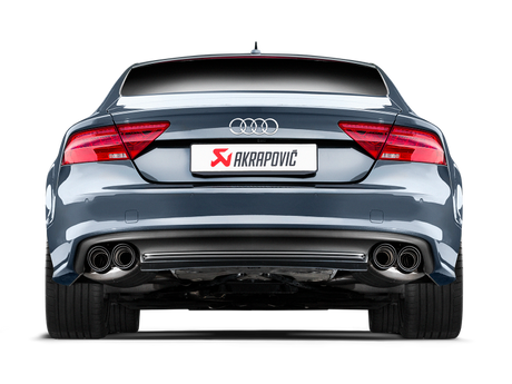Akrapovic Evolution Line Cat Back Exhaust System for 2013-2017 Audi S6 Avant & Limousine with Titanium & Carbon Tips - Part S-AU/TI/6H