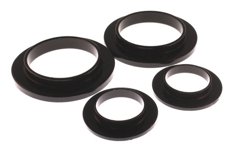 Energy Suspension 4.6101G Rear Spring Isolator Set for 1988-1994 Ford Mustang - Black polyurethane