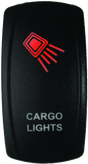 DragonFire Racing Lighted Switch Cargo Lights On/Off Red - Part #522621