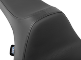 Drag Specialties Seats Predator III Seat - Smooth Black Solar Leather for Harley FLT/FLH 2023-2024 (Part# 4686E)
