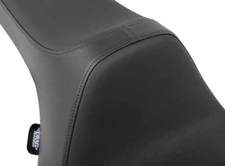Drag Specialties Seats Predator III Seat - Smooth Black Solar Leather for Harley FLT/FLH 2023-2024 (Part# 4686E)