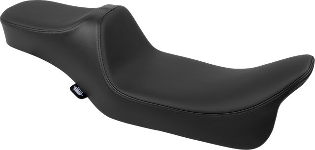 Drag Specialties Seats Predator III Extended Reach Seat for Harley FLH/FLT 2008-2024 with Black Solar Leather