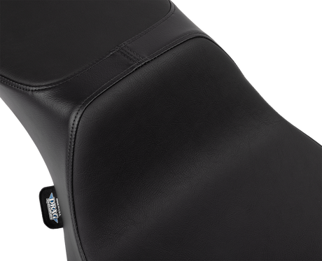 DRAG SPECIALTIES SEATS Predator 2-Up Seat with Extended Reach for Harley FLHX/FLTR '23-'24 - Smooth Vinyl