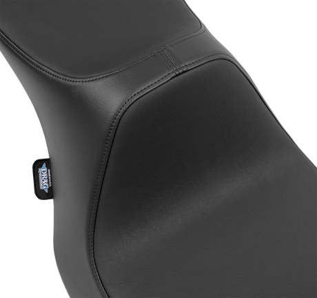 Drag Specialties Seats Predator III 2-Up Seat for FLT/FLH 2023-2024 with Vinyl Cover and Contoured Design
