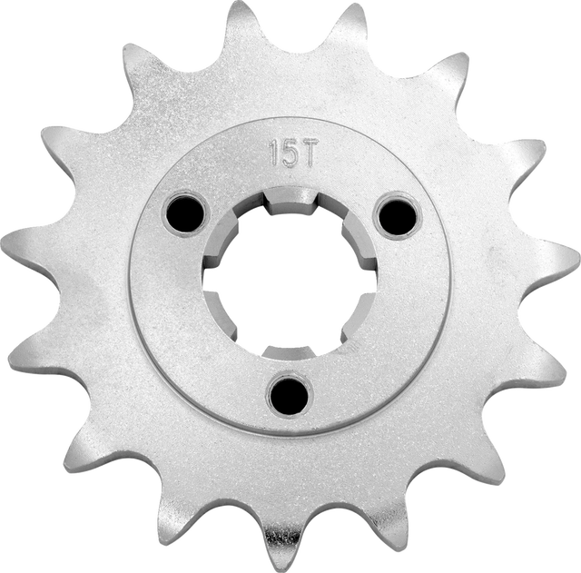 Moose Offroad 15-Tooth Front Sprocket for Suzuki - Part 26-3162-15CRMO, Fits Two Wheel Dirt, ATV & Adventure Vehicles