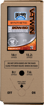 BEL-RAY V-Twin Synthetic Oil 20W-50 Part 303133150033 for Harley-Davidson Twin Cam & M8 Engines - 6 Gallon Bag-In-Box