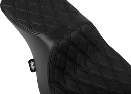 Drag Specialties Seats Predator 2-Up Seat with Vinyl Cover for Harley-Davidson FLTR/FLHX 2023-2024 (Part #4692B)