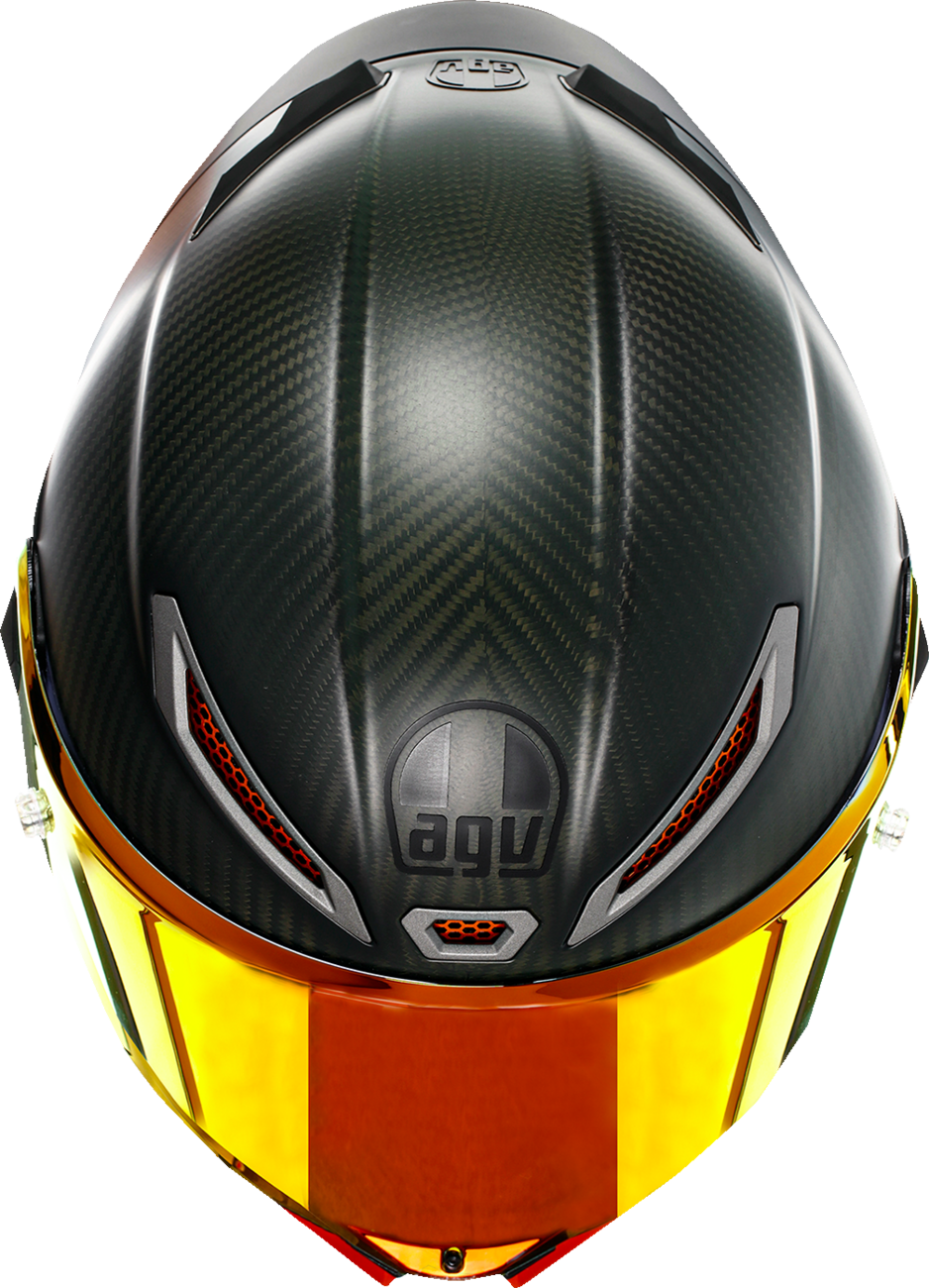 AGV Pista GP RR Electrum Helmet - Limited Edition for Motorcycle Racing, Medium