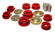 Energy Suspension Rear Subframe Bushing Set for Dodge Charger, Magnum, and Chrysler 300 (2007-2008) – Red Polyurethane