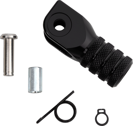 MOOSE Offroad Knurled Shift Lever Tip for Hammerhead CNC Shift Levers - Black - Part 81-0000-02-60