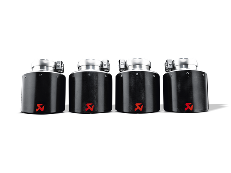 Akrapovic Carbon Tail Pipe Set for Chevrolet Corvette ZO6/ZR1 (C6) 2006-2013