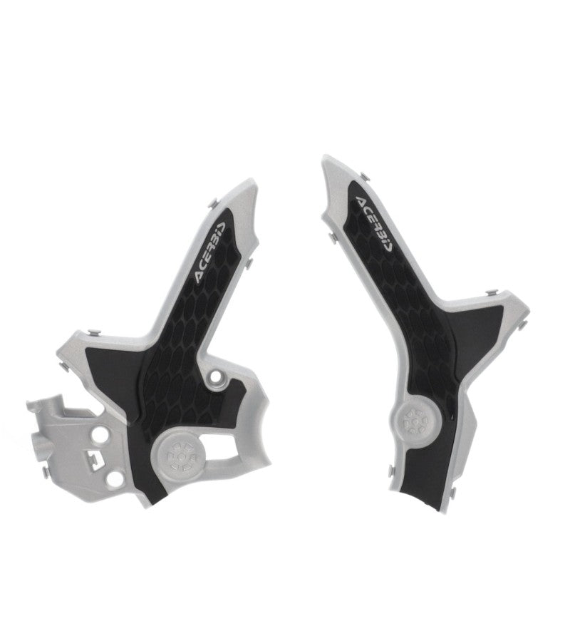 Acerbis 21+ Honda CRF300L Frame Guards - X-Grip in Gray/Black | Durable PowerSports Protection