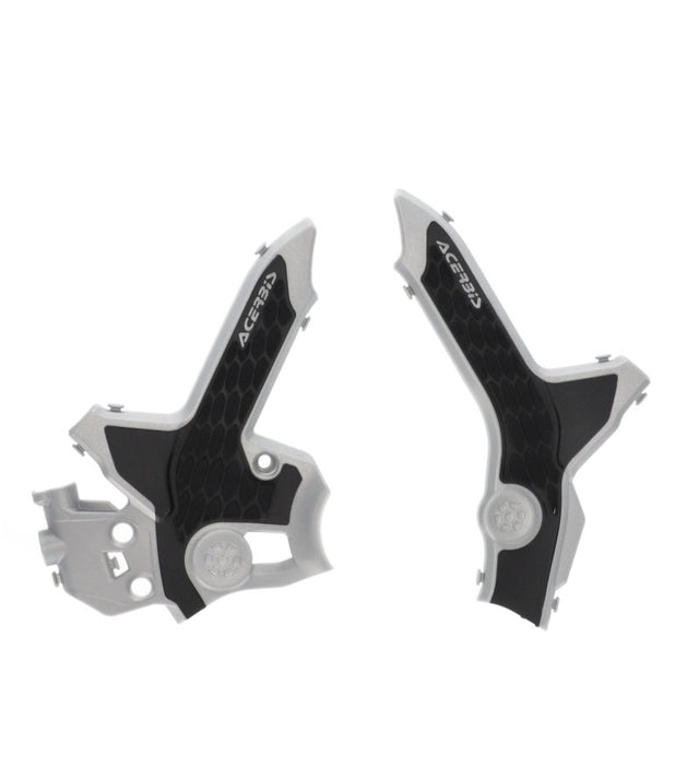 Acerbis 21+ Honda CRF300L Frame Guards - X-Grip in Gray/Black | Durable PowerSports Protection