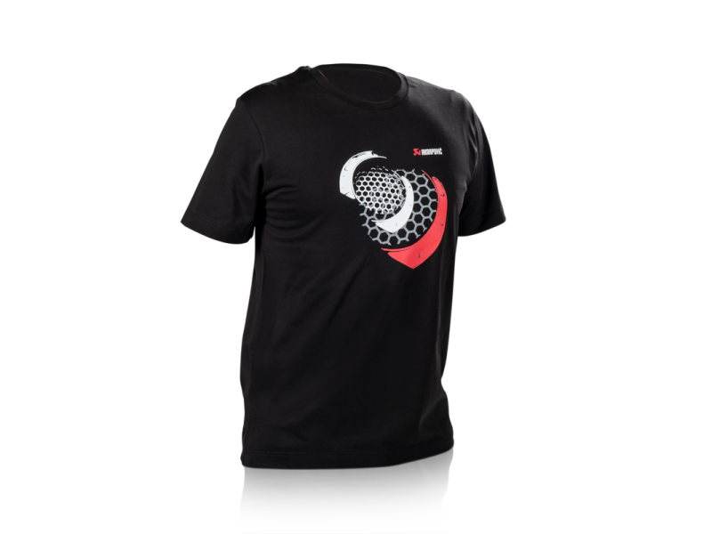 Akrapovic Lifestyle Mesh T-Shirt for Men in Black – Extra Large