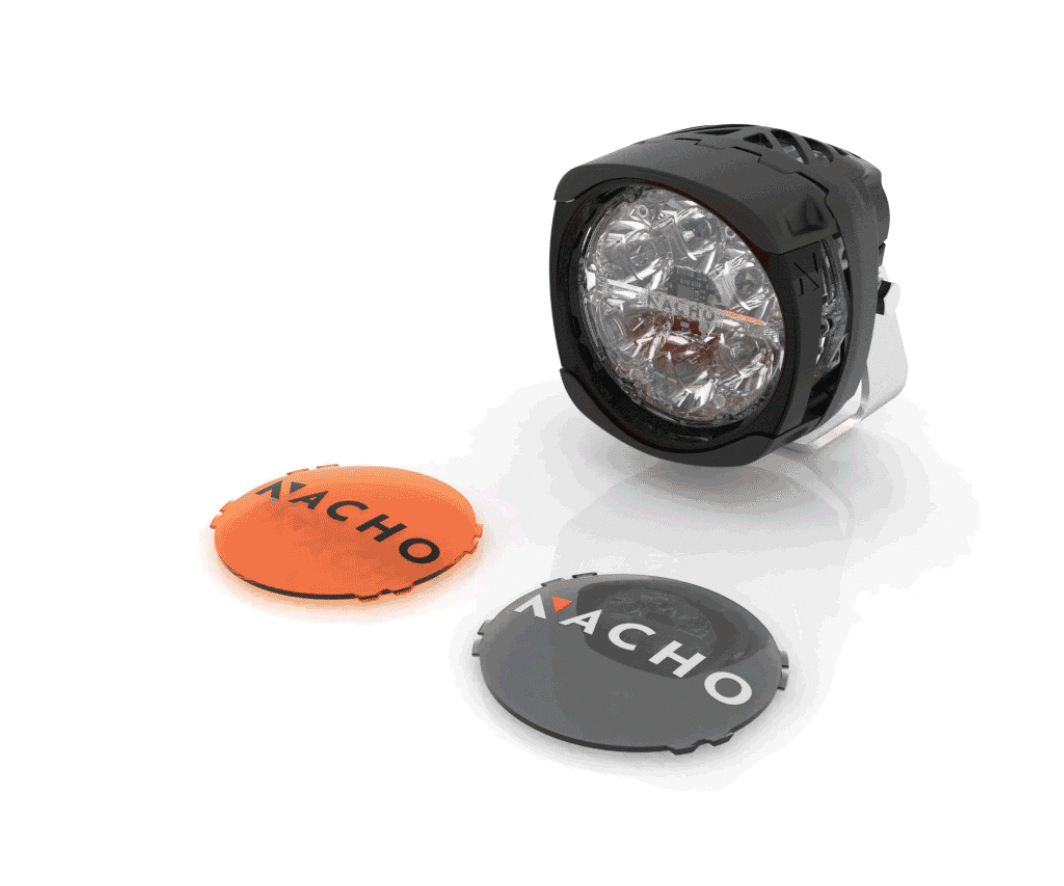 Nacho Lighting Quatro Flood 4-inch Offroad LED Light Pair by Nacho Offroad Technology - Part PM451
