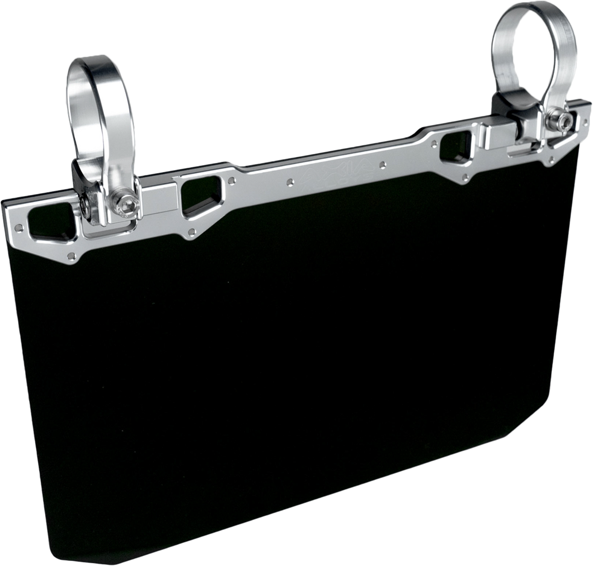 AXIA MODNDSVB-C 12-Inch x 8-Inch Narrow Mount Sun Visor with Solid Black Shield for Off-Road Vehicles