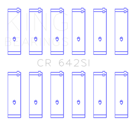 King Engine Bearings Connecting Rod Bearing Set, For FORD V6 177CI 2.8L, 245CI 4.0L