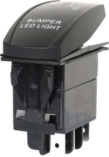 Open Trail SM106-021 Bumper Lights LED Switch Pro Backlit for Jeep and Truck Vehicles