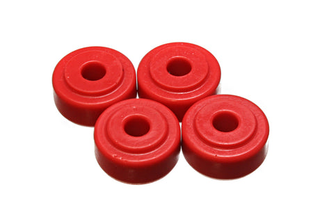Energy Suspension Red Shock Tower Grommets for Automotive Suspension - 7/8 inch Nipple, 3/8 inch I.D., Universal Fit for Front and Rear Shock Absorbers