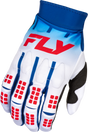 Fly Racing Evolution DST Gloves Red/White/Blue XL – Motorcycle Race and Street Bike Protective Gloves with Touch Screen Compatibility