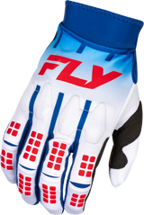 Fly Racing Evolution DST Gloves - Large Red/White/Blue for Motorcycle & ATV Riders