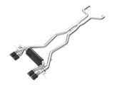 aFe MACH Force-Xp 3 Inch to 2.5 Inch Stainless Steel Cat-Back Exhaust System with Carbon Fiber Tips for BMW M2 (G87) 2023-2025 3.0L L6