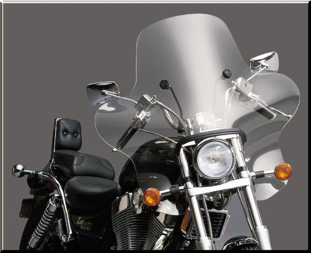 Slipstreamer S-00 Enterprise Windshield Tint for Motorcycles - 21.5 x 35.5 inches, Fits Round and Square Headlights